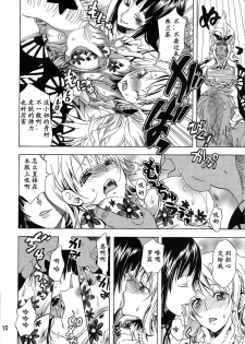 (C77) [Kurione-sha (YU-RI)] Yokujou Rensa ~Nami ver.~ (One Piece) [Chinese] [黑条汉化] - page 9