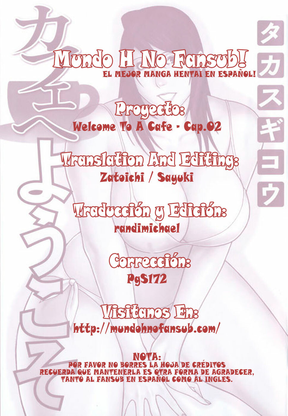 [Takasugi Kou] Cafe e Youkoso - Welcome To A Cafe Ch. 1-2 [Spanish] {MHnF} page 46 full