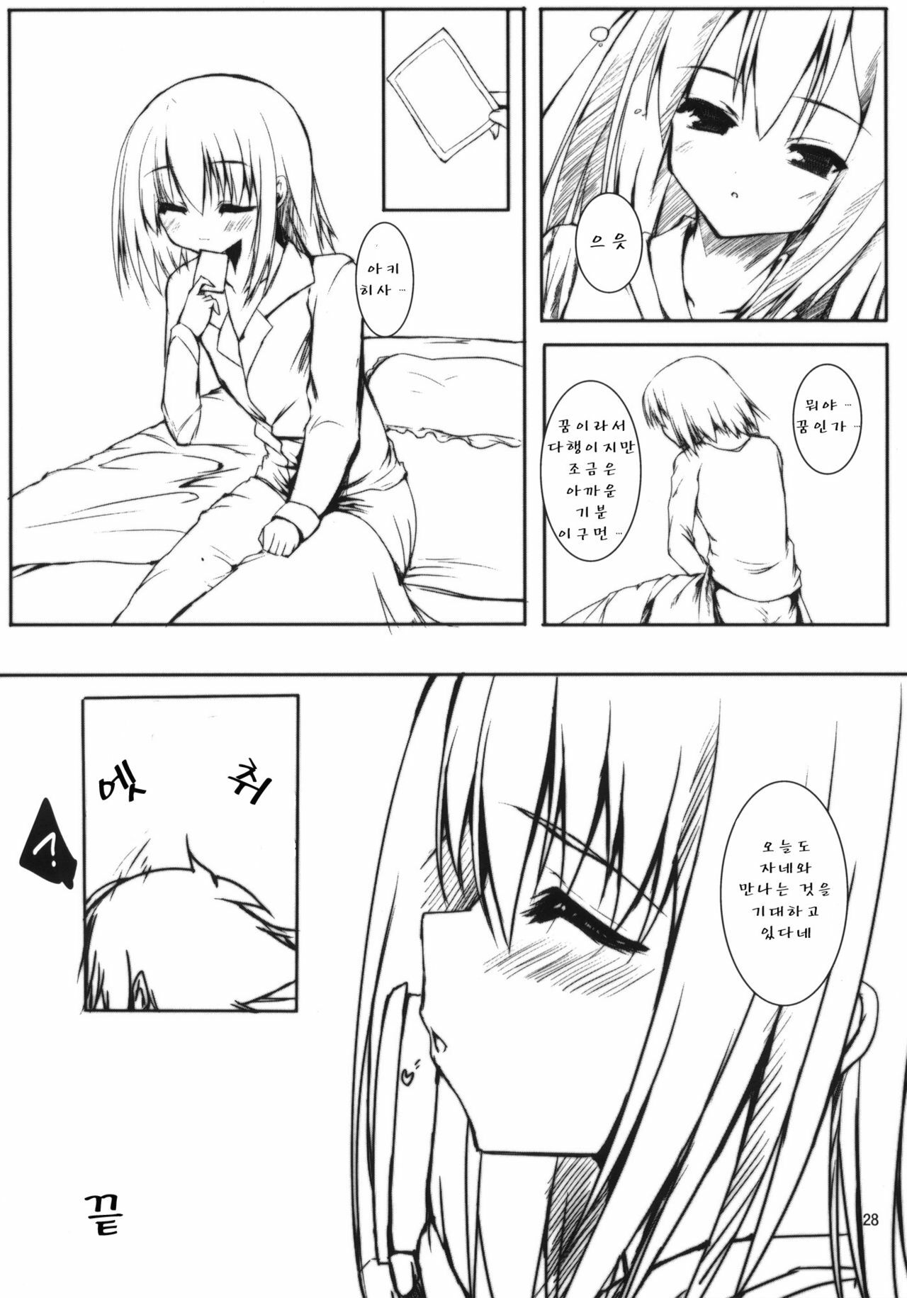 (COMIC1☆4) [SLASH] Ase to Shojo Honki Shiru (Baka to Test to Shoukanjuu) (korean) page 29 full