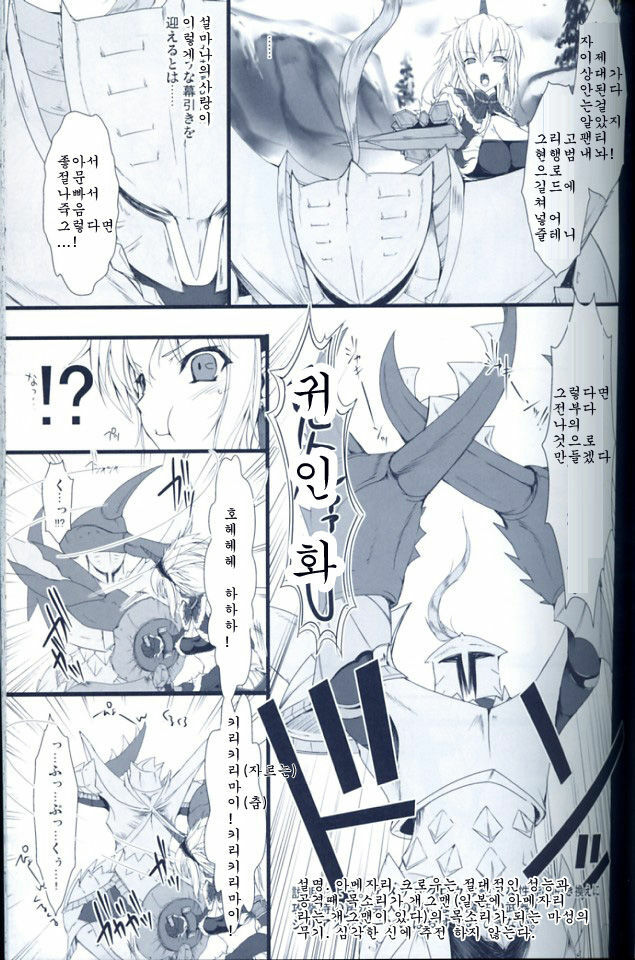 [UDON-YA (Kizuki Aruchu, ZAN)] Monhan no Erohon 5 (Monster Hunter) [Korean] [2008-09-17] page 16 full