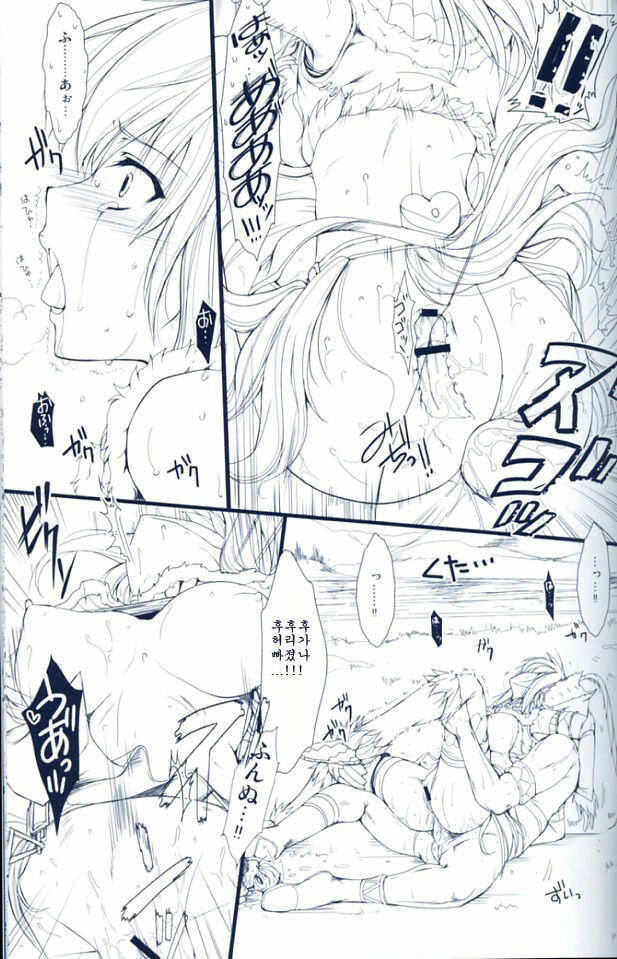 [UDON-YA (Kizuki Aruchu, ZAN)] Monhan no Erohon 5 (Monster Hunter) [Korean] [2008-09-17] page 34 full