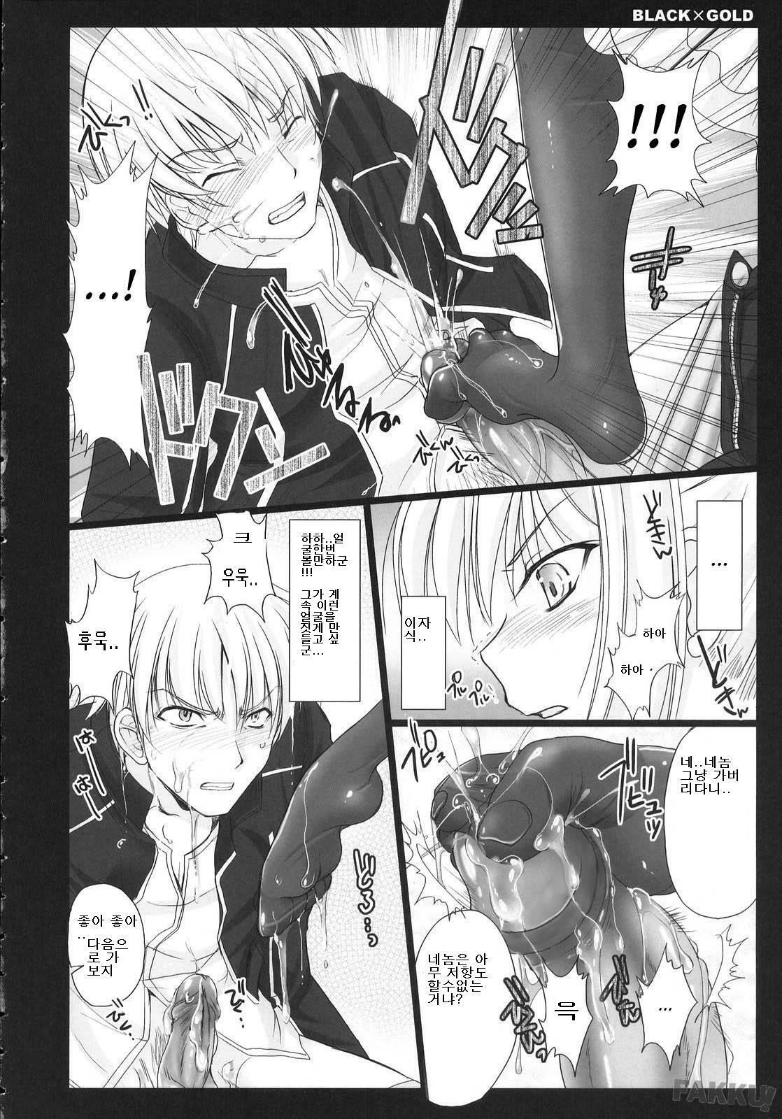 (C72) [UDON-YA (Kizuki Aruchu, ZAN)] BLACKxGOLD (Fate/hollow ataraxia) [Korean] [Decensored] page 17 full