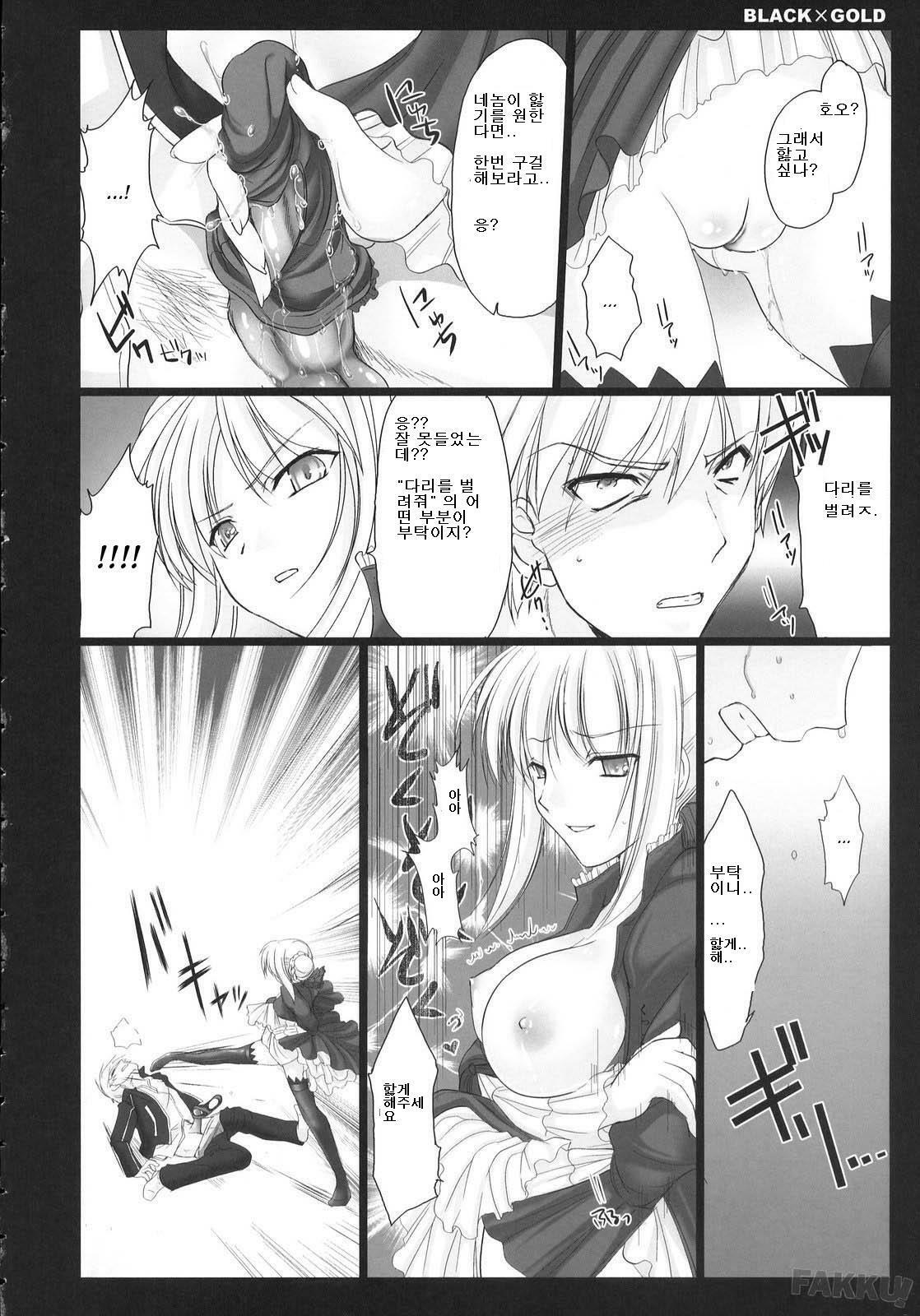 (C72) [UDON-YA (Kizuki Aruchu, ZAN)] BLACKxGOLD (Fate/hollow ataraxia) [Korean] [Decensored] page 19 full