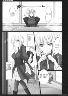 (C72) [UDON-YA (Kizuki Aruchu, ZAN)] BLACKxGOLD (Fate/hollow ataraxia) [Korean] [Decensored] - page 5