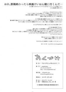 (C81) [angelphobia (Tomomimi Shimon)] Yasei no Chijo ga Arawareta! 3 (Touhou Project) - page 22