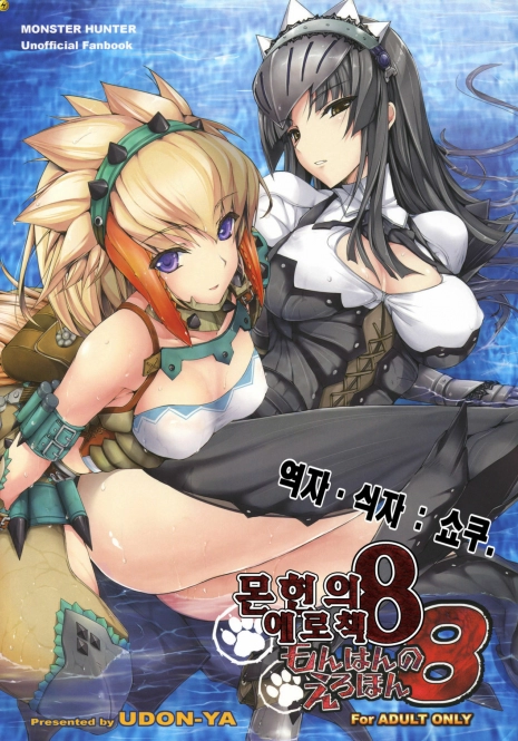 (C77) [UDON-YA (Kizuki Aruchu, ZAN)] Monhan no Erohon 8 | 몬헌의 에로책 8 (Monster Hunter) [Korean] [싀자 쇼쿠]