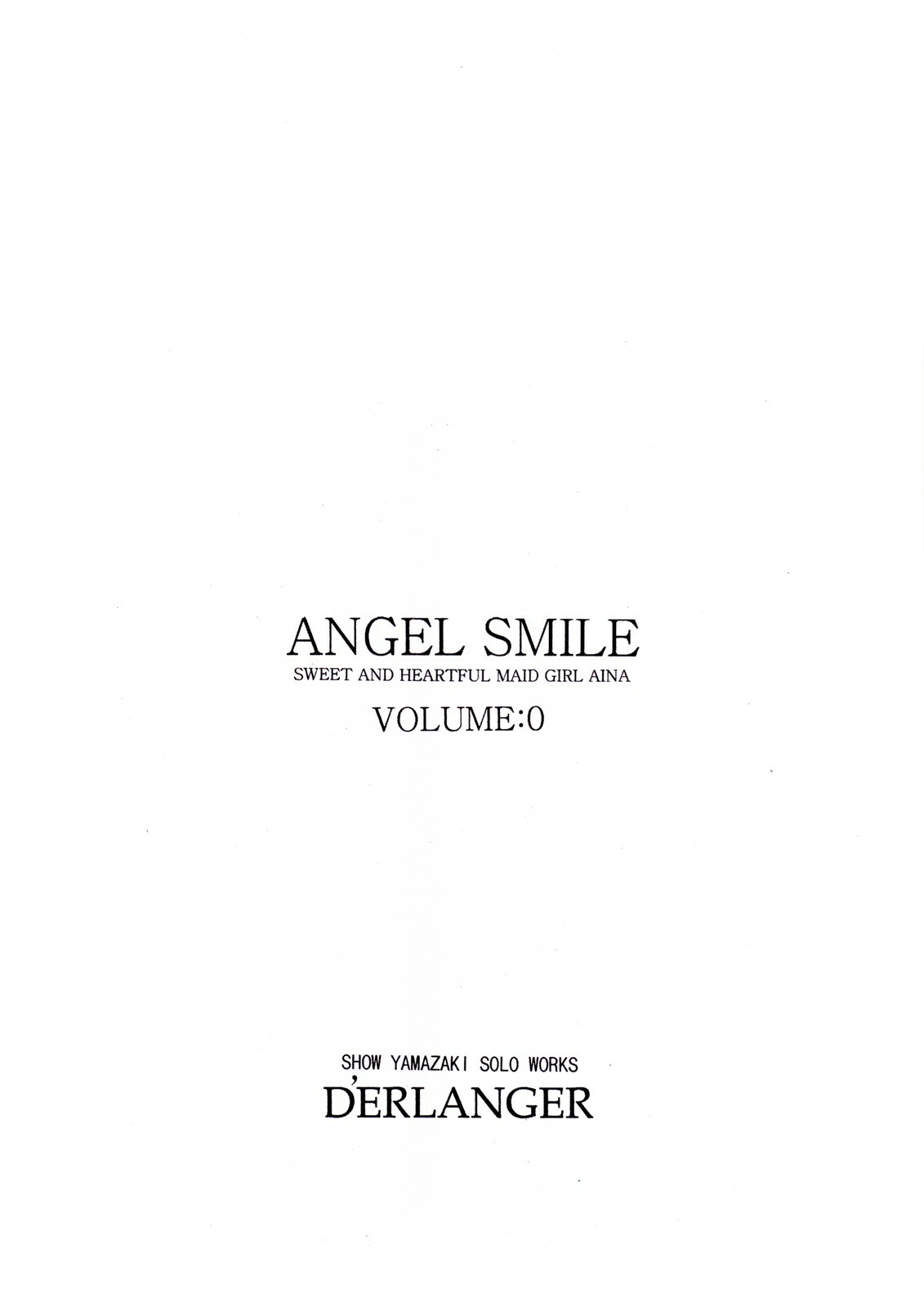 [D'ERLANGER (Yamazaki Show)] ANGEL SMILE VOLUME:0 page 16 full