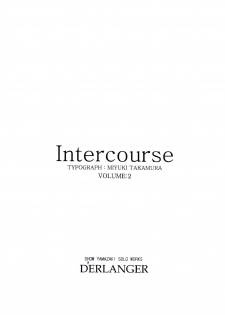 [D'ERLANGER (Yamazaki Show)] Intercourse VOLUME:2 - page 3