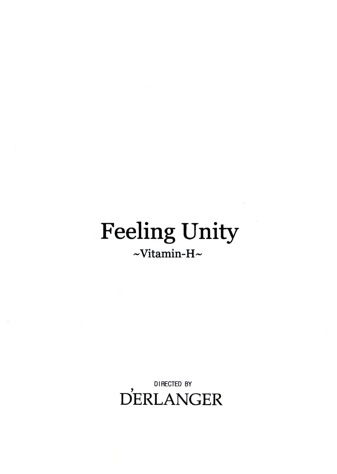 [D'ERLANGER (Yamazaki Show)] Feeling Unity page 3 full