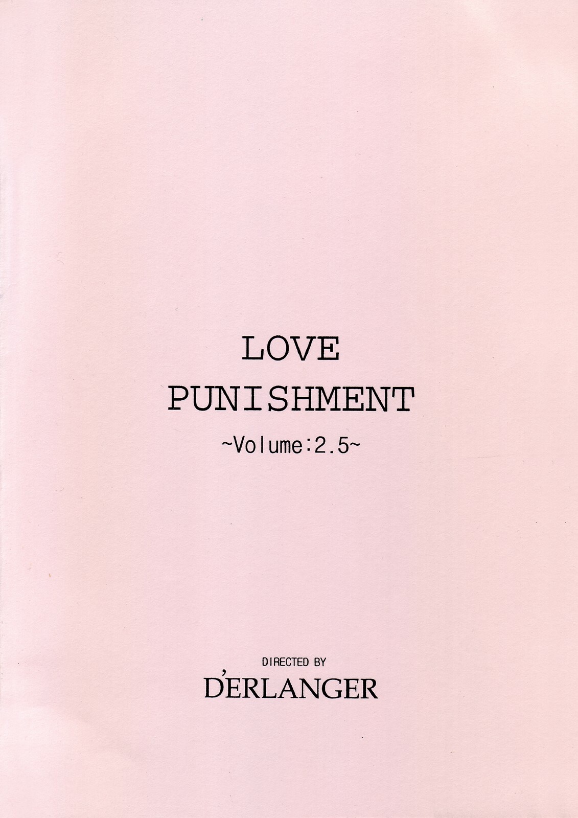 [D'ERLANGER (Yamazaki Show)] LOVE PUNISHMENT VOLUME:2.5 page 16 full