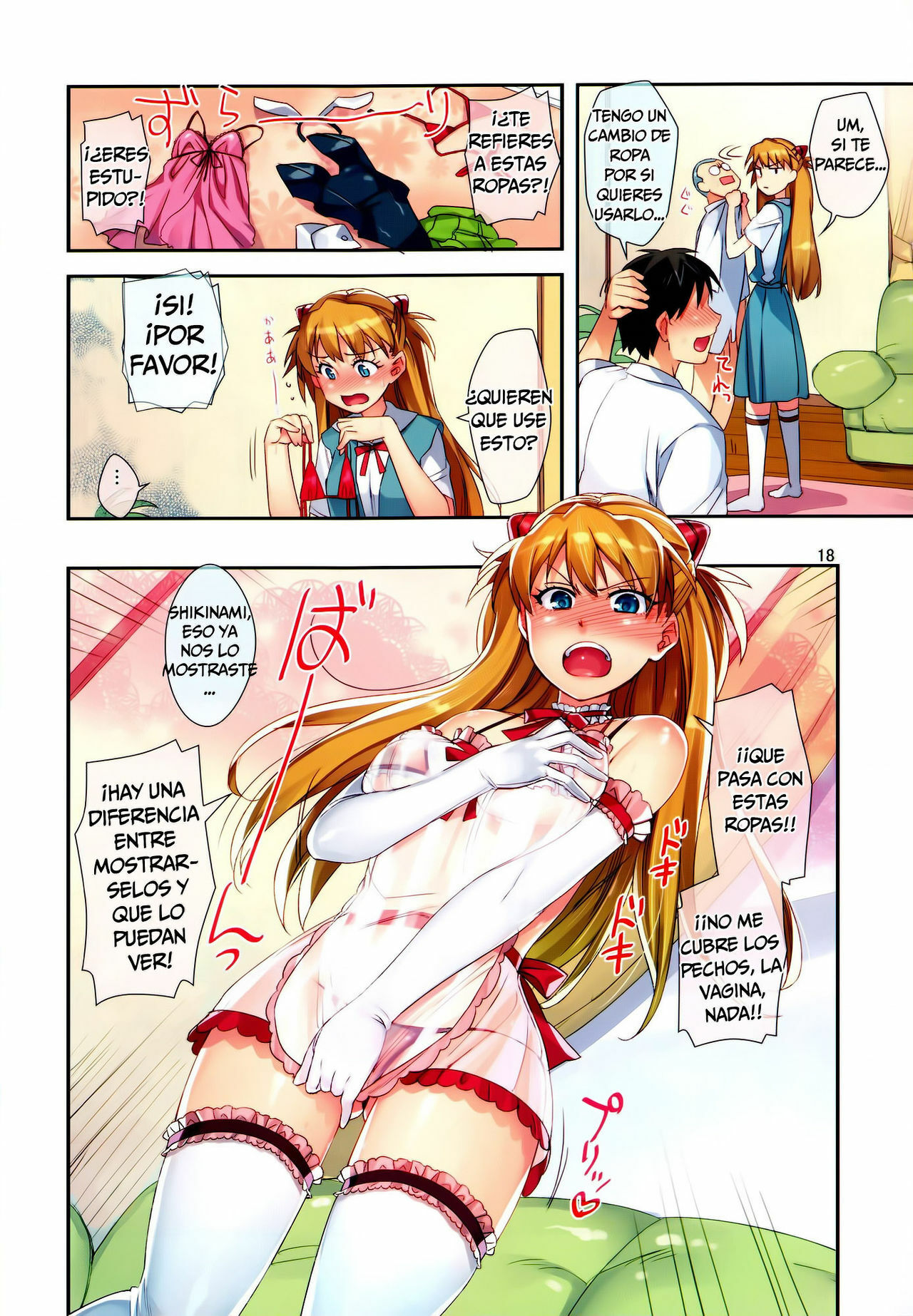 (C81) [ReDrop (Miyamoto Smoke, Otsumami)] Minna no Asuka Bon | La Asuka de Todos (Neon Genesis Evangelion) [Spanish] =P666HF= page 18 full