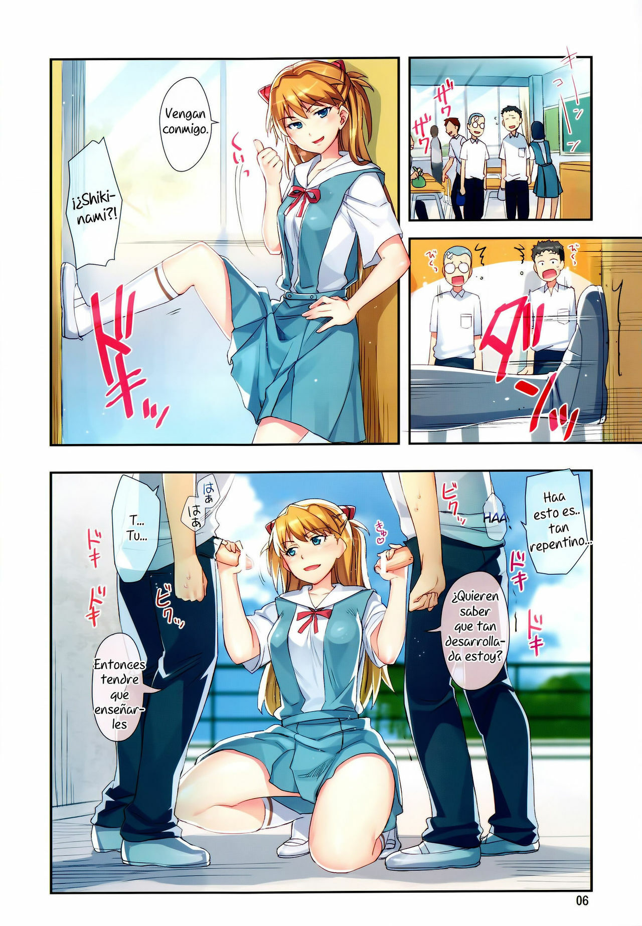 (C81) [ReDrop (Miyamoto Smoke, Otsumami)] Minna no Asuka Bon | La Asuka de Todos (Neon Genesis Evangelion) [Spanish] =P666HF= page 6 full