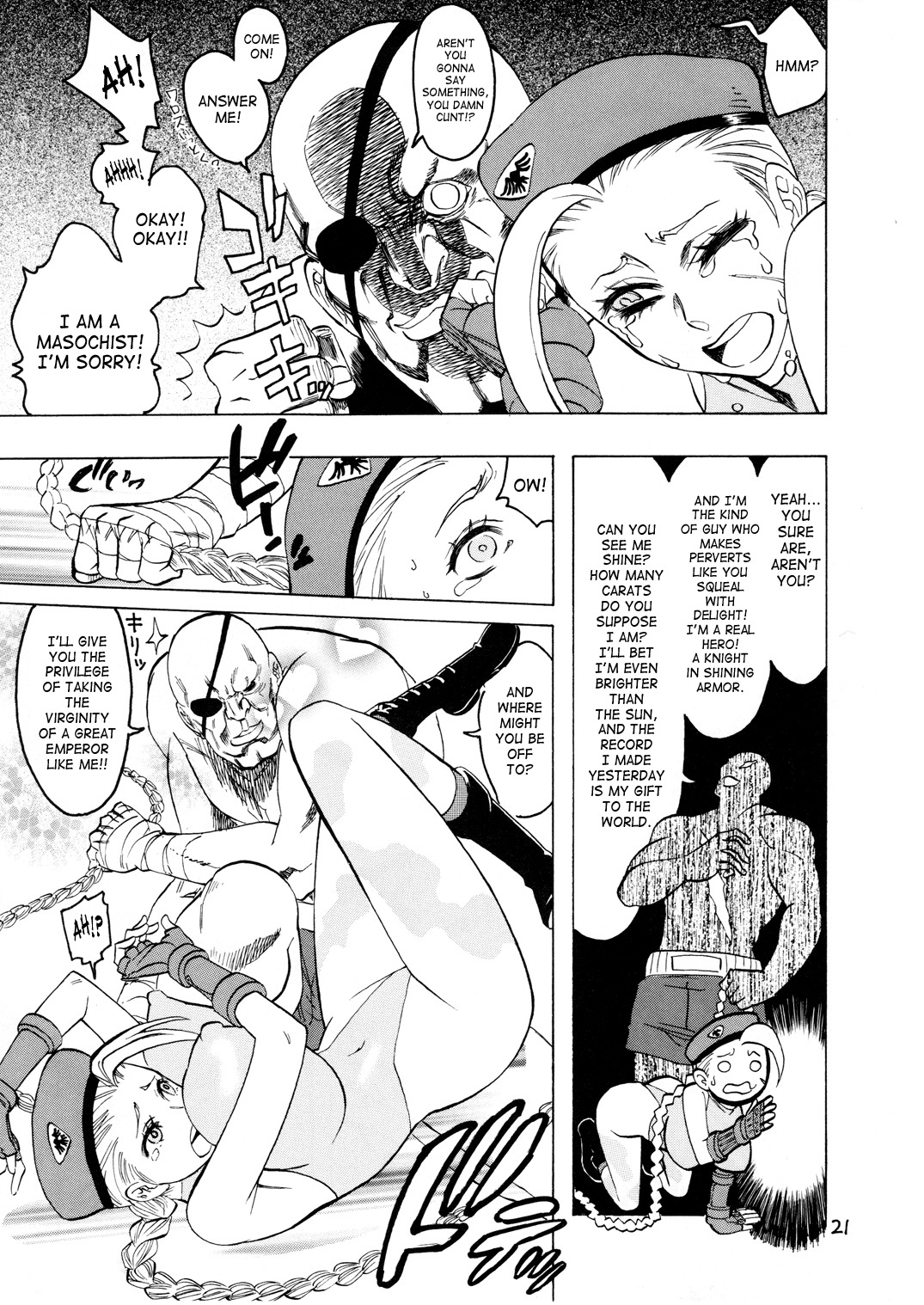 (SC45) [Torausa (nonjake)] Bokorareru Cammy | Cammy Beaten To A Pulp (Street Fighter) [English] [SaHa] page 20 full
