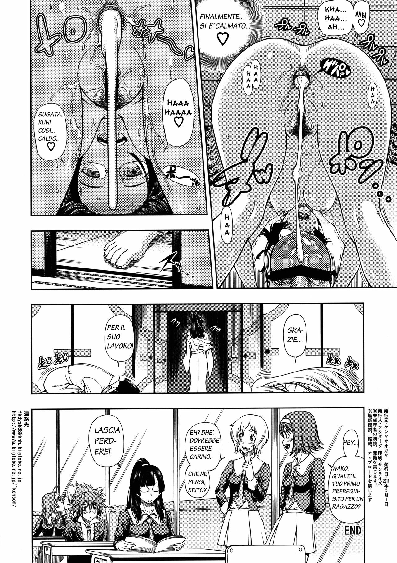 (COMIC1☆5) [Kensoh Ogawa (Fukudahda)] SAMEKH DRIVER Kirameki no Kate (Star Driver) [Italian] [Dark_Oni] page 4 full