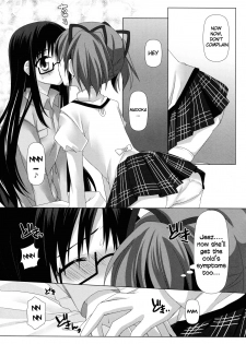 (C80) [Momo9 (Shiratama)] Binetsu Kiss | Feverish Kiss (Puella Magi Madoka Magica) [English] [Yuri-ism] - page 10