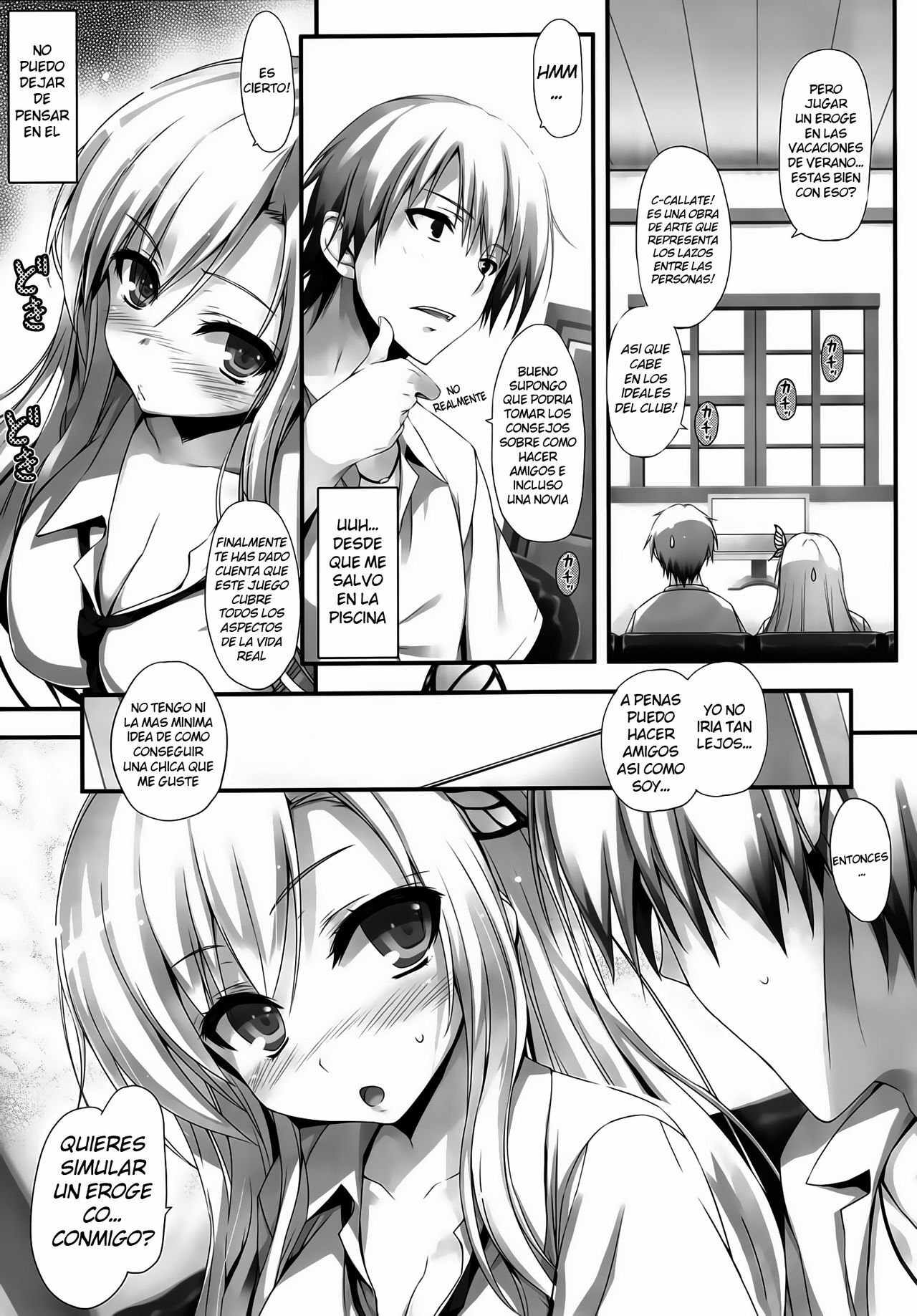 (C80) [Mugenkidou A (Tomose Shunsaku)] Yawarakai Niku (Boku wa Tomodachi ga Sukunai) [Spanish] [H-Elite] [Decensored] page 8 full