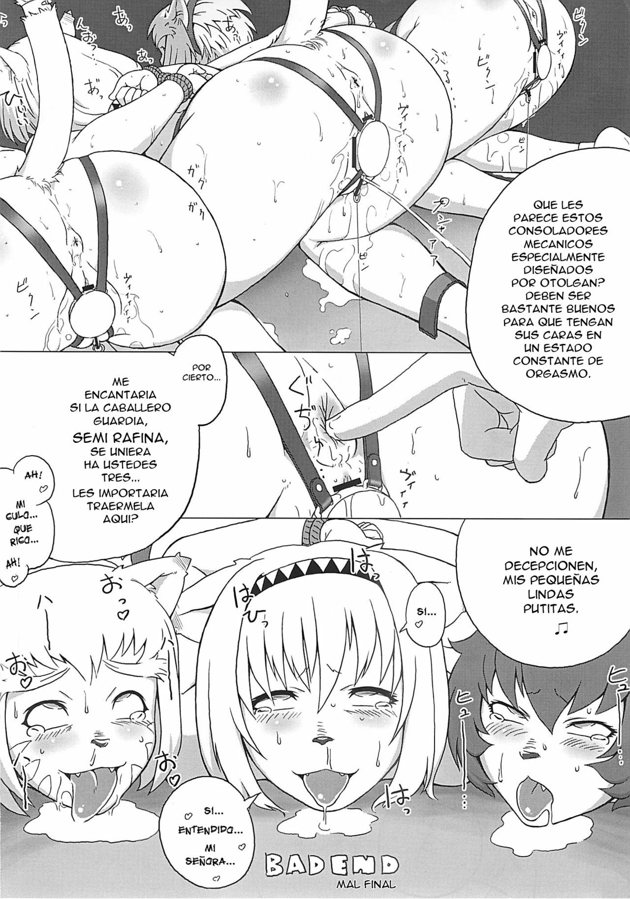 (C73) [Kezukuroi Kissa (Gochou)] Nande Mithra no 2 (Final Fantasy XI) [Spanish] [meiwow] page 19 full