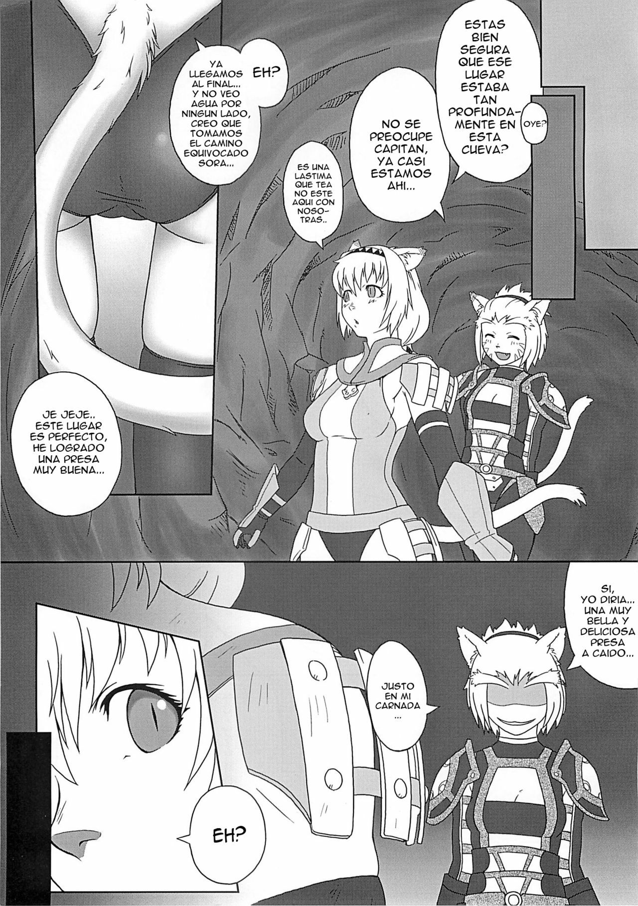 (C73) [Kezukuroi Kissa (Gochou)] Nande Mithra no 2 (Final Fantasy XI) [Spanish] [meiwow] page 6 full