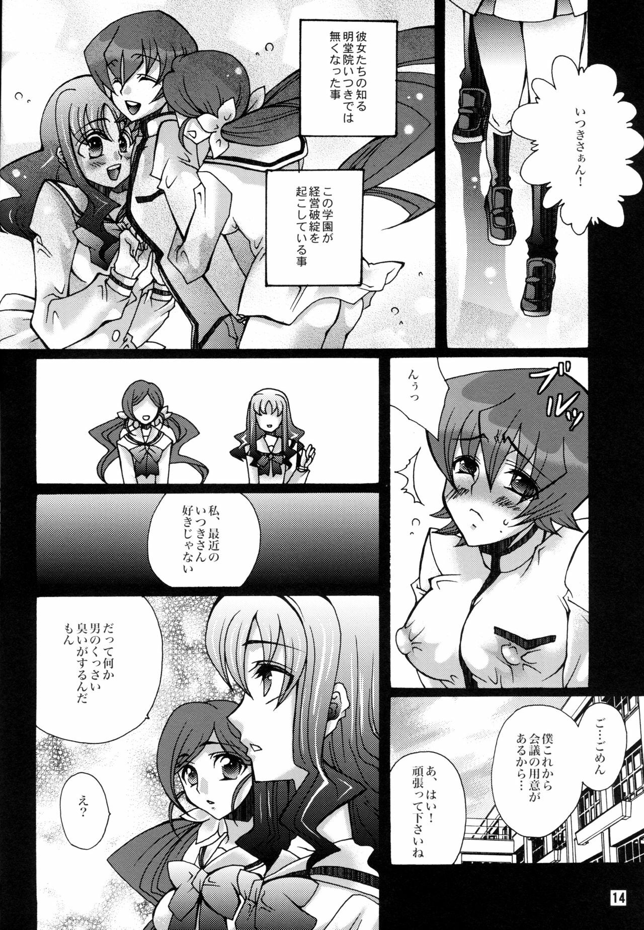 (C78) [Raijinoh (Yuuki Haruka)] Kibou to Hokori to Yorokobi to (Heart Catch Precure!) page 13 full