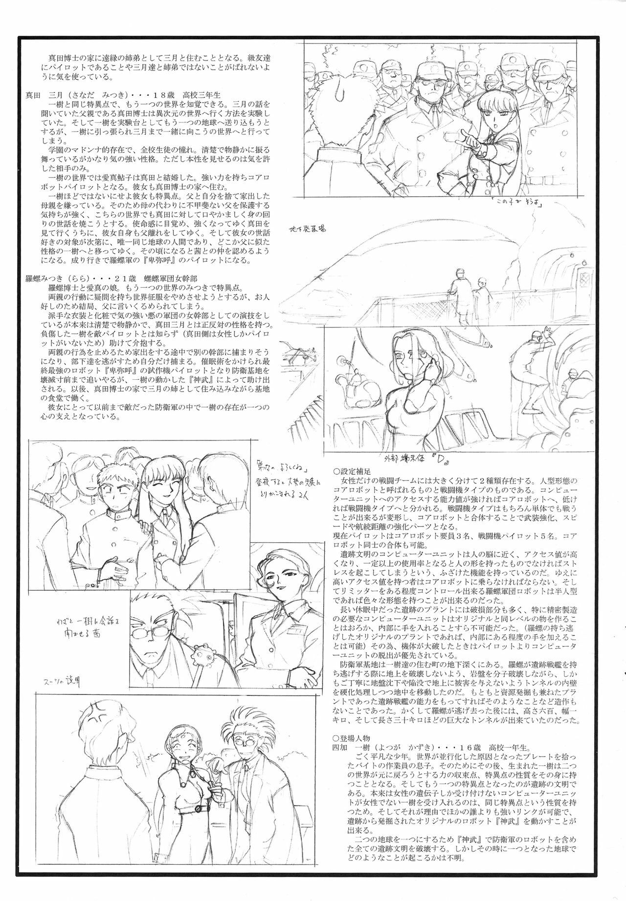 (C56) [Kajishima Onsen (Kajishima Masaki)] Omatsuri Zenjitsu no Yoru Heisei Ban 3 (Spaceship Agga Ruter) (Dual! Parallel Trouble Adventure) page 5 full