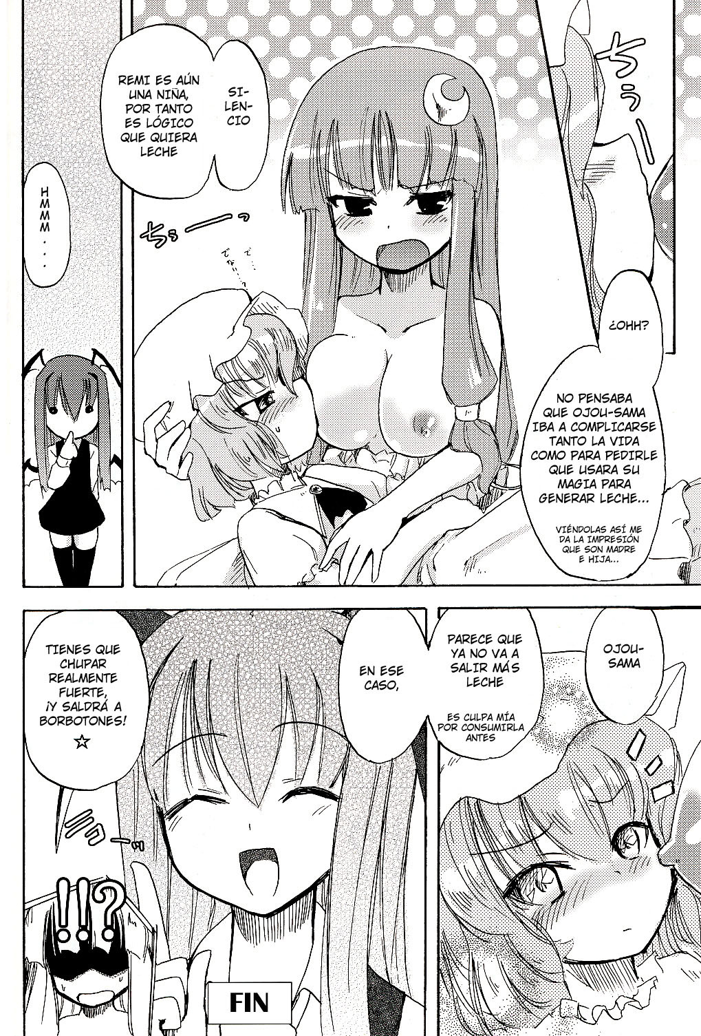 (Reitaisai 6) [Homuraya (Homura Subaru)] Patchun! Milk (Touhou Project) [Spanish] [JDS] page 23 full