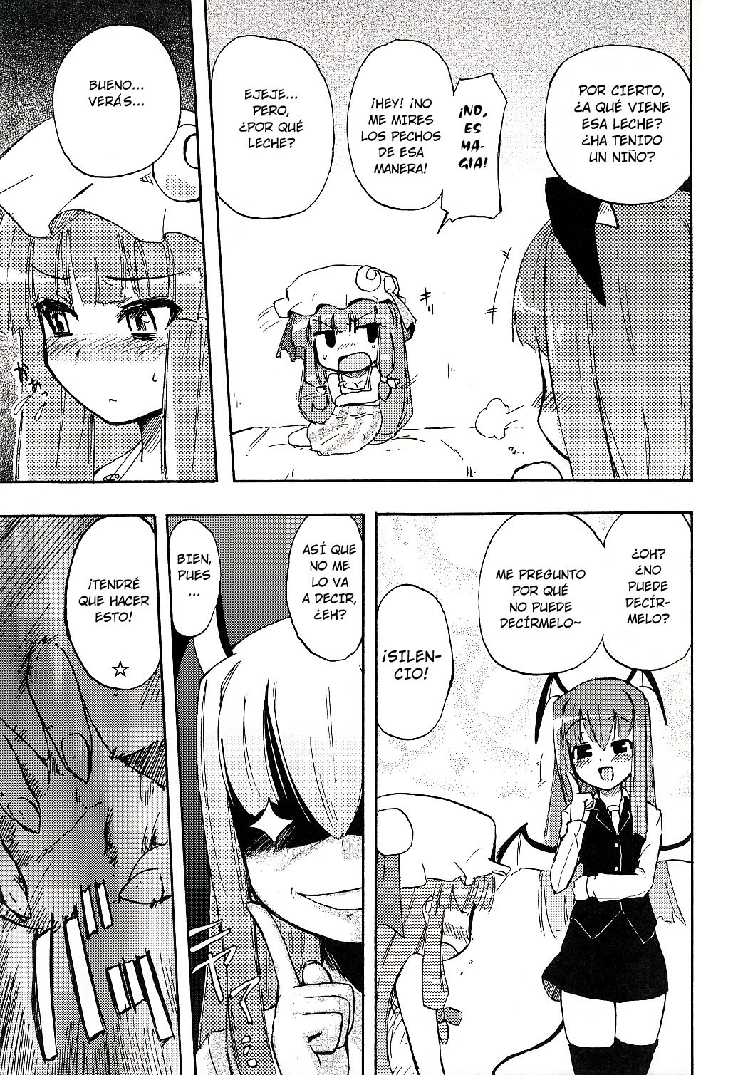 (Reitaisai 6) [Homuraya (Homura Subaru)] Patchun! Milk (Touhou Project) [Spanish] [JDS] page 8 full