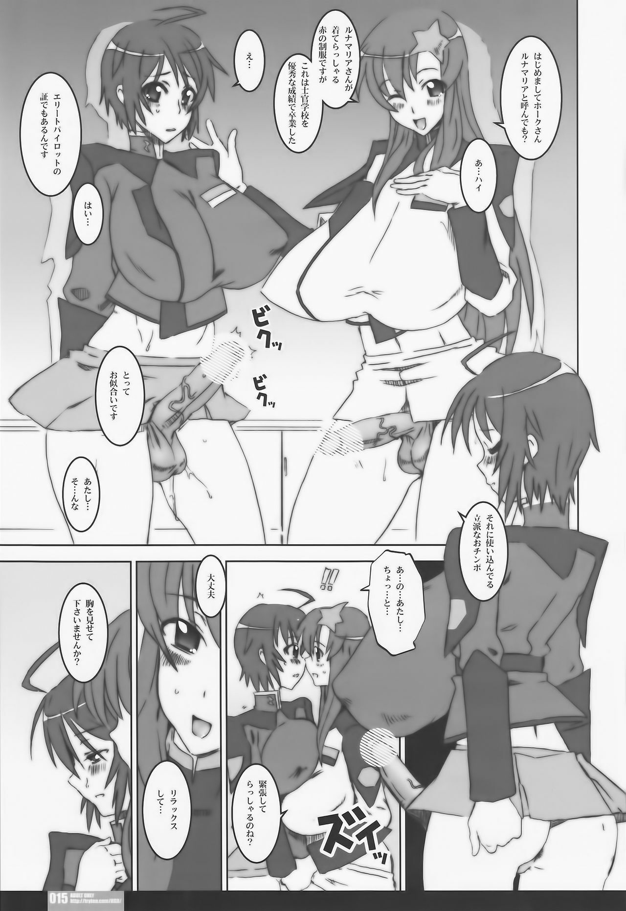 (C71) [HGH (HG Chagawa)] pg♯16/Night Hawks3 (Gundam SEED DESTINY) page 15 full