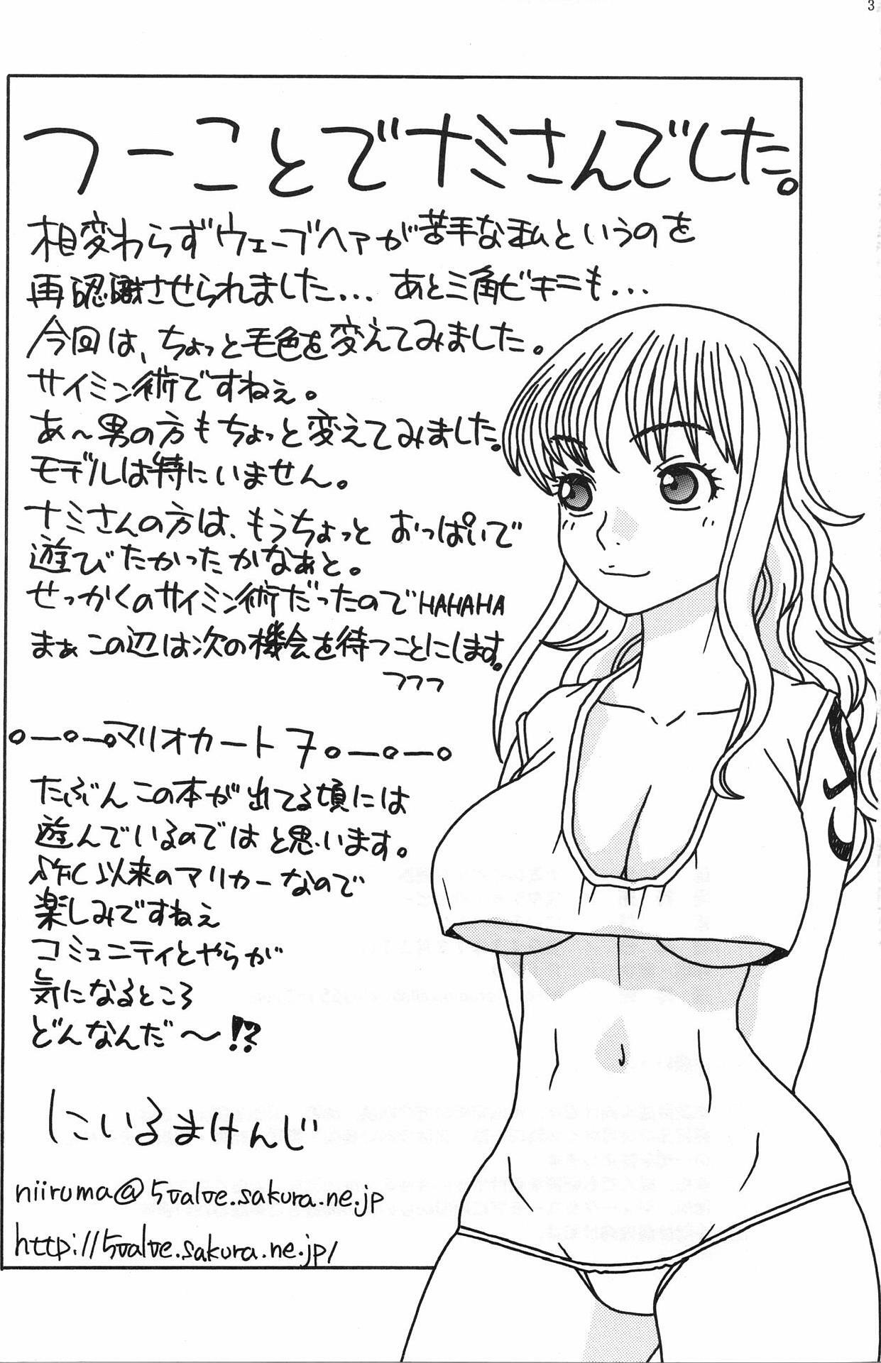 (C81) [Studio Wallaby (Niiruma Kenji)] Nami no Iinari Saimin (One Piece) page 30 full