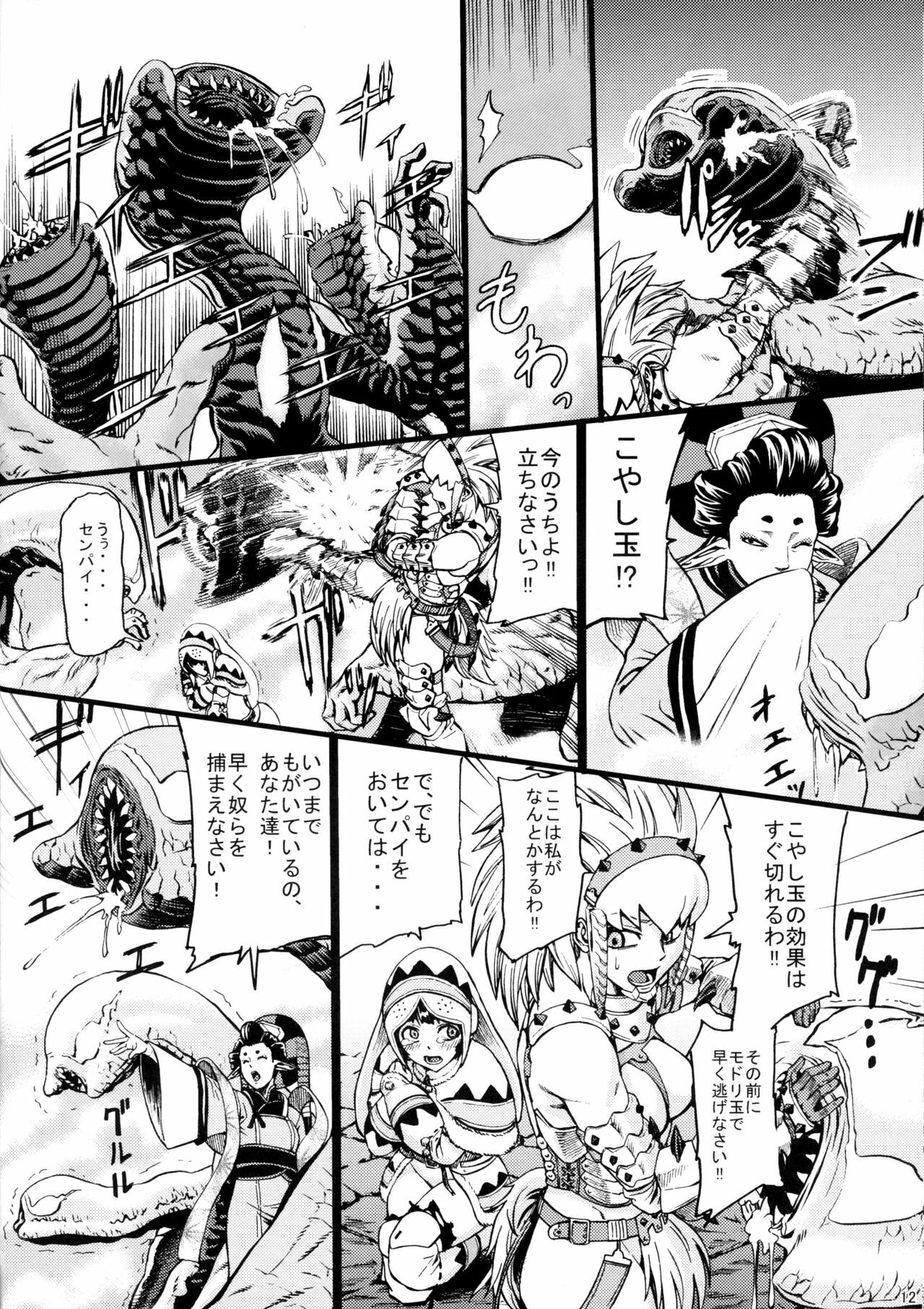 (C80) [Aodouhu (Neromashin)] Hunter farm (Monster Hunter) page 13 full