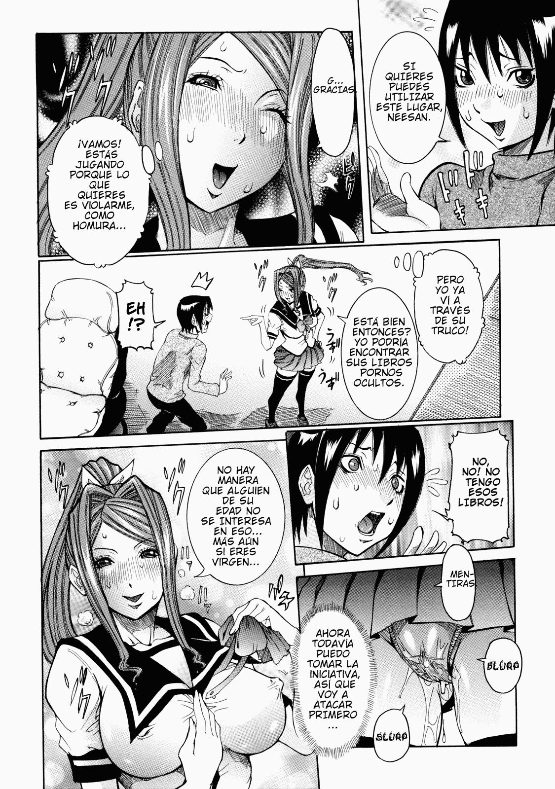 [Nico Pun Nise] Nenchaku Taishitsu - Sticky Constitution [Spanish] [Greed No Fansub] page 55 full