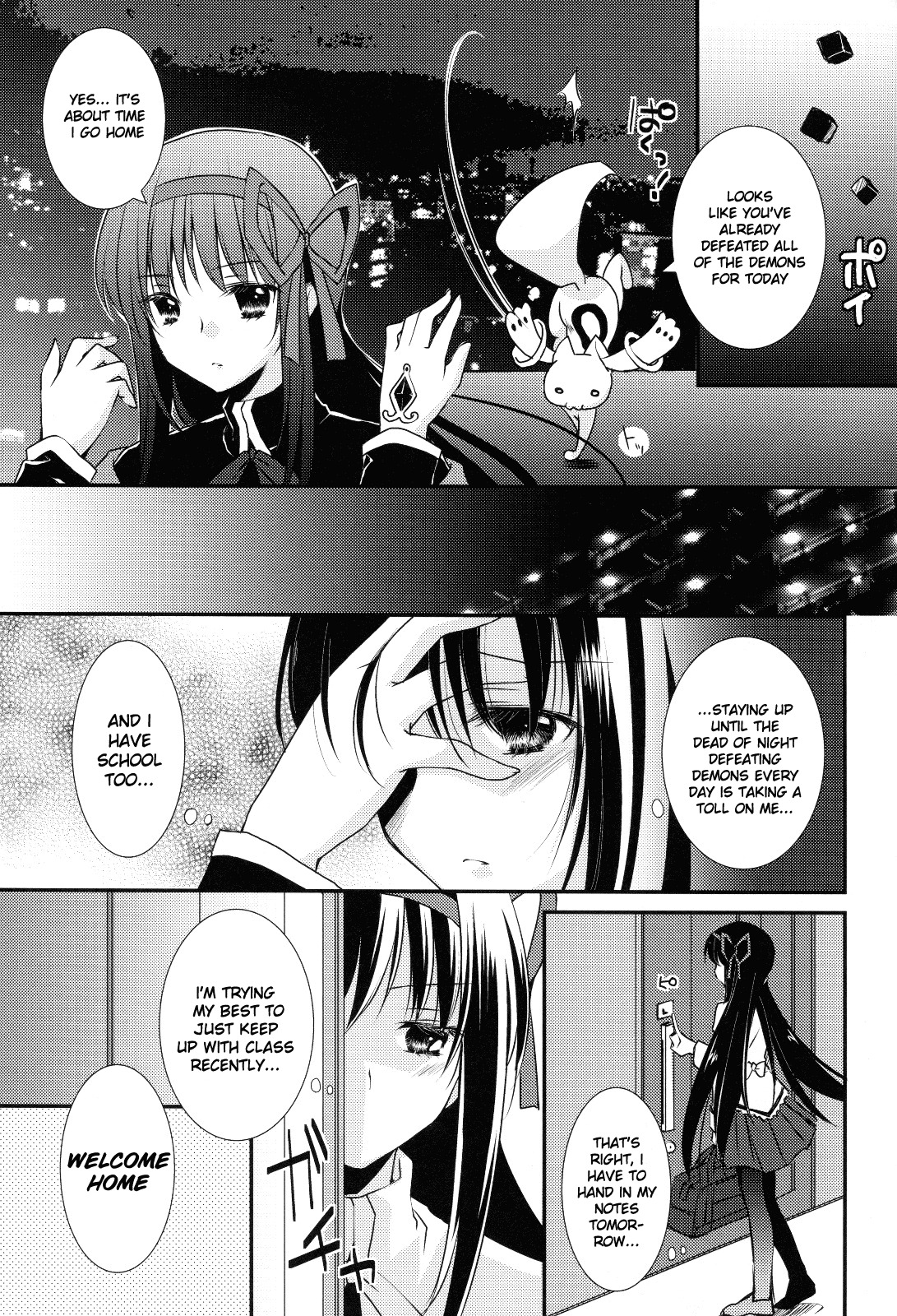 (C81) [Fukuya (Tama II)] Nee, Anata no Koto ga Daisuki nano | I Love You So Much (Puella Magi Madoka Magica) [English] [Yuri-ism] page 2 full