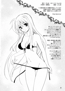(C81) [PLUM (Kanna)] Magical SEED Ideology (Mahou Shoujo Lyrical Nanoha) - page 22