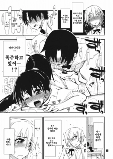 (C81) [Girigiri Nijiiro (Kamino Ryu-ya)] Roudou Sanka (WORKING!!) [Korean] [Project H] - page 8