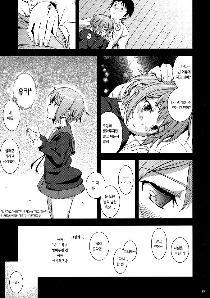 (C80) [Wechselhaft (Kima-gray)] Nagato Yuki no Konzai - The Coexistence of Yuki Nagato (Suzumiya Haruhi no Yuuutsu) [Korean] [Project H] page 14 full