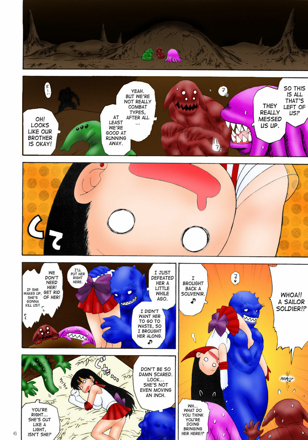 (C75) [BLACK DOG (Kuroinu Juu)] SCARY MONSTERS (Bishoujo Senshi Sailor Moon) [English] [SaHa] [Partial Colorized] page 6 full