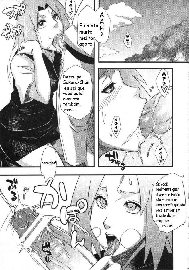 (C80) [Karakishi Youhei-dan Shinka (Sunahara Wataru)] Saboten Campus (Naruto) [Portuguese-BR] page 6 full