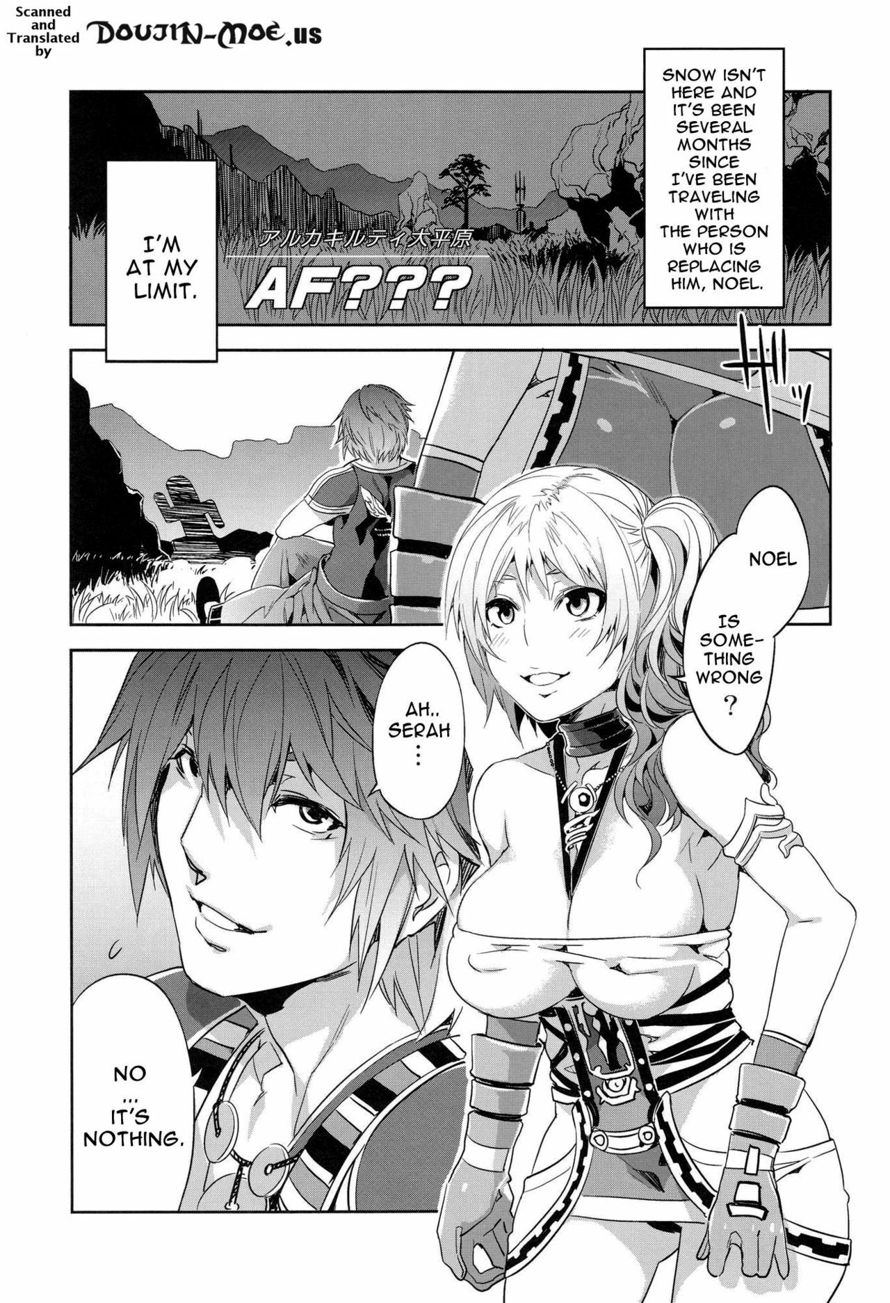 (C81) [Alice no Takarabako (Mizuryu Kei)] Eigou no Konton ni Kitaerareshi Doujinshi | The Blade Forged In Everlasting Chaos Doujinshi (Final Fantasy XIII-2) [English] {doujin-moe.us} page 4 full