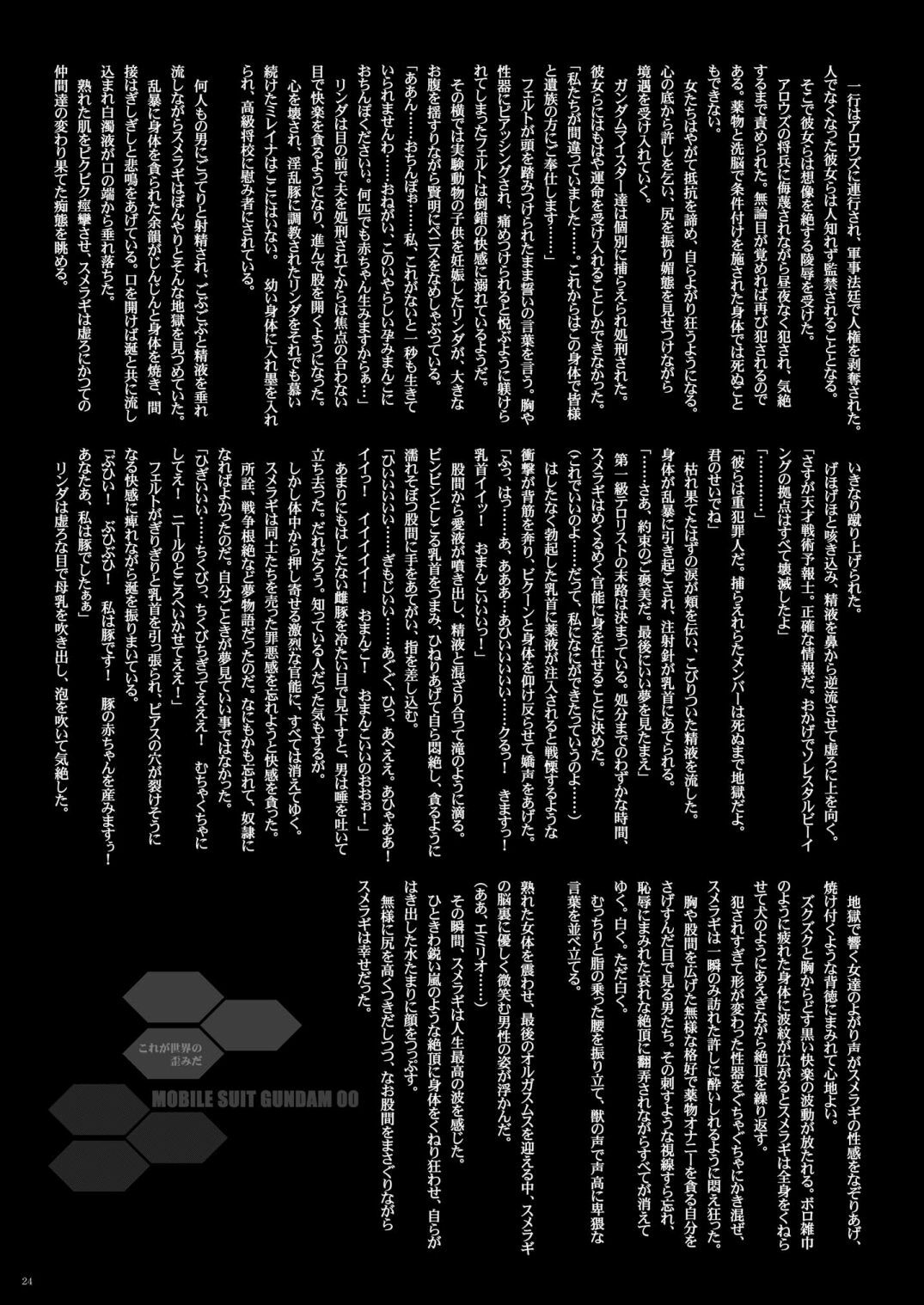 (C75) [Matsumoto Drill Kenkyuujo] Korega Sekai no Hizumida (Mobile Suit Gundam 00) [Digital] page 23 full