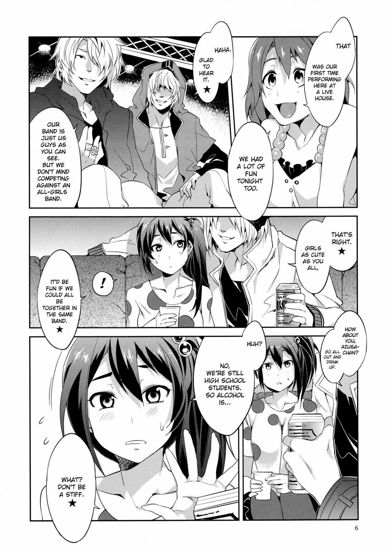 (C81) [Alice no Takarabako (Mizuryu Kei)] Choroi-Onna!! (K-ON!) [English] {doujin-moe.us} page 5 full