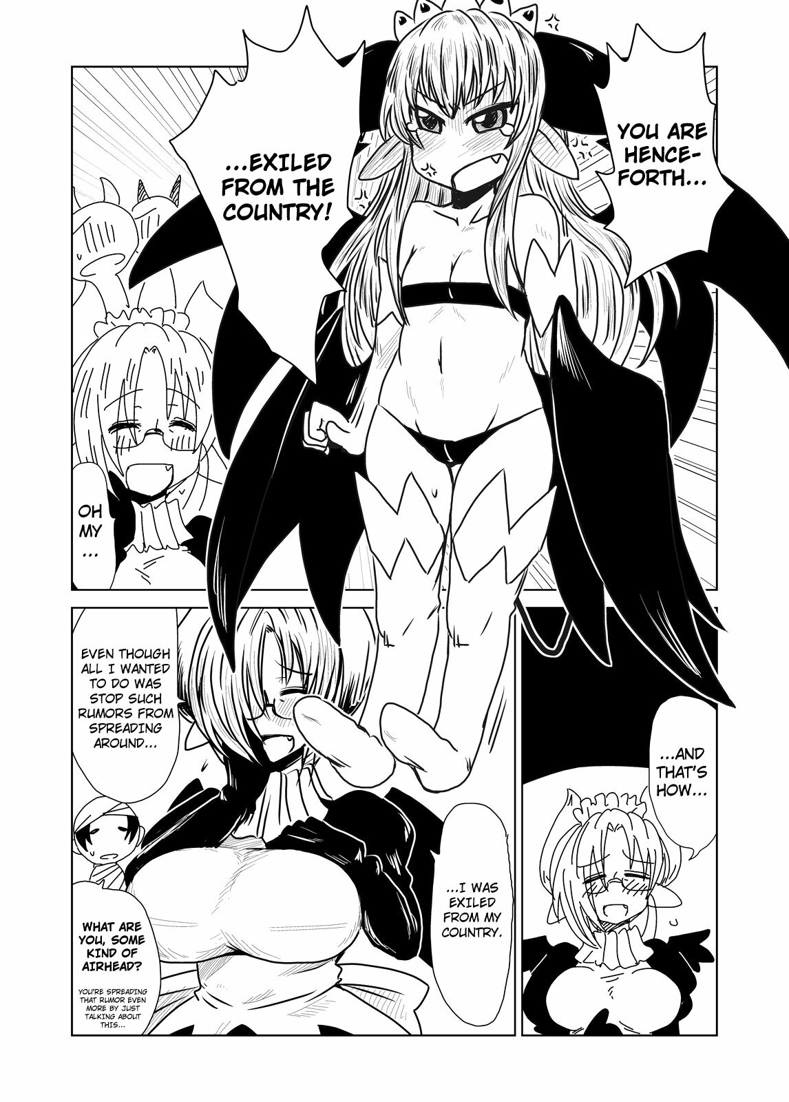 [Hroz] Toshima de, Maid de, Succubus de, | Middle aged, a Maid, and a Succubus [English] [4dawgz + Thetsuuyaku] [Digital] page 4 full