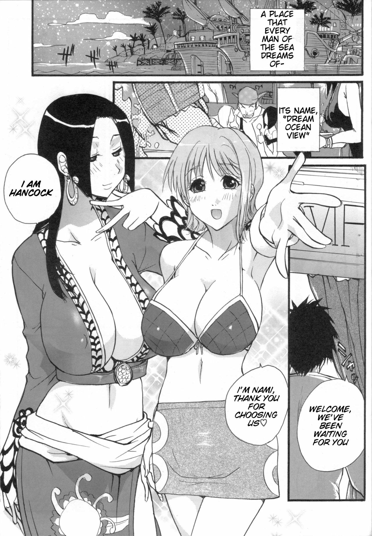 [Kika Zaru] Nami and Hancock (One Piece) [English] page 2 full