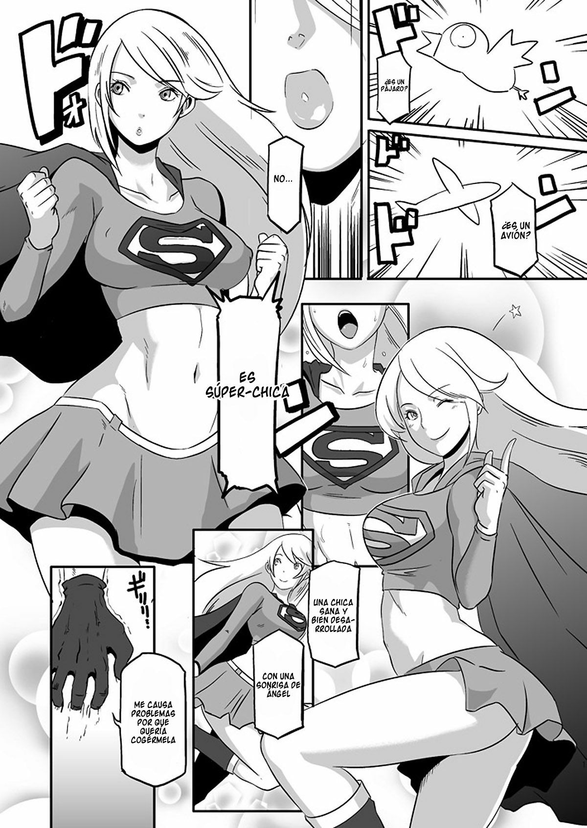 [EROQUIS! (Butcha-U)] Pinch desu yo Power Girl-san! | Súper-Chica está en apuros!! (Superman) [Spanish] [Ichino Fansub] page 1 full