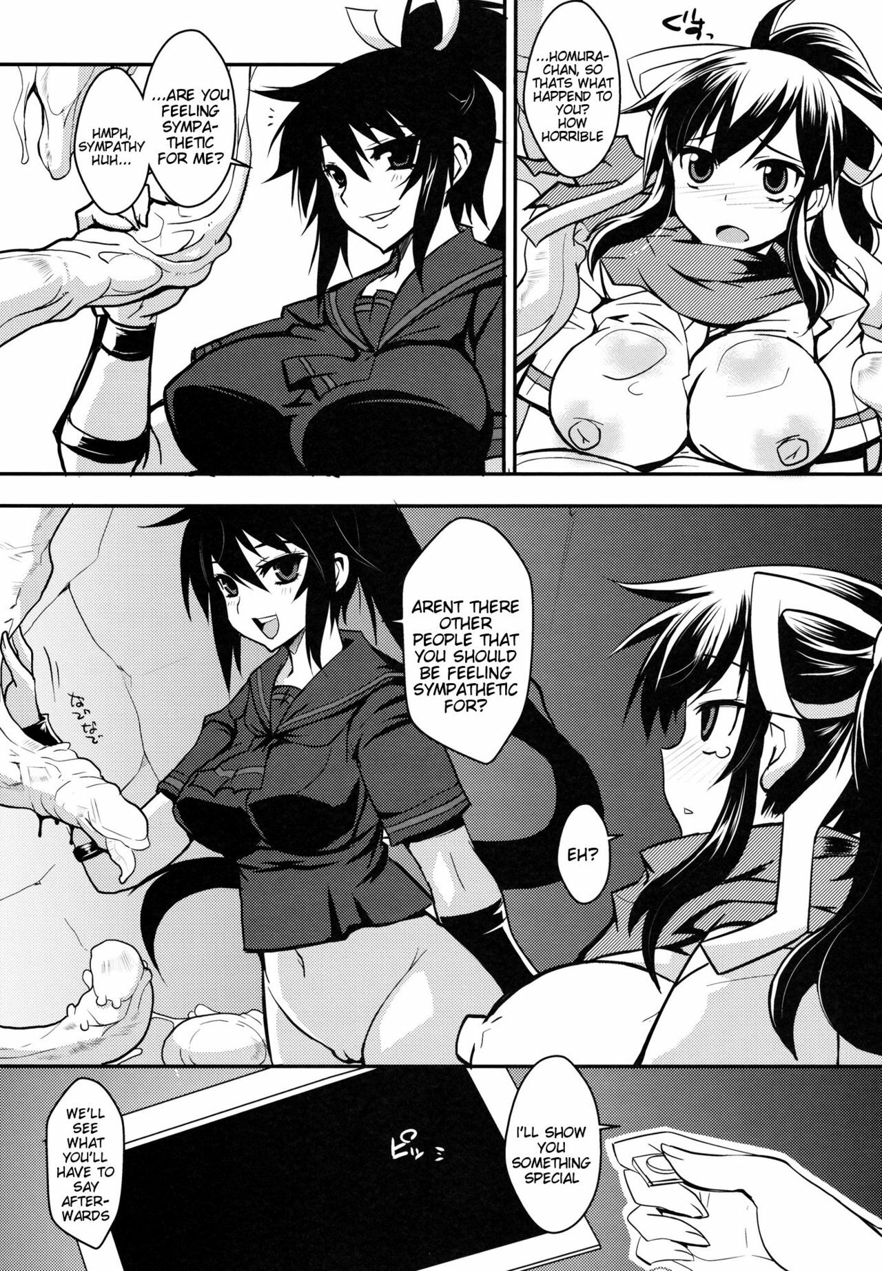 (C81) [YOMOTHUHIRASAKA (bbsacon)] Ochiru Hana Inyoku no Hebi | Falling Flower, Snake of Lust (Senran Kagura) [English] {doujin-moe.us} page 10 full