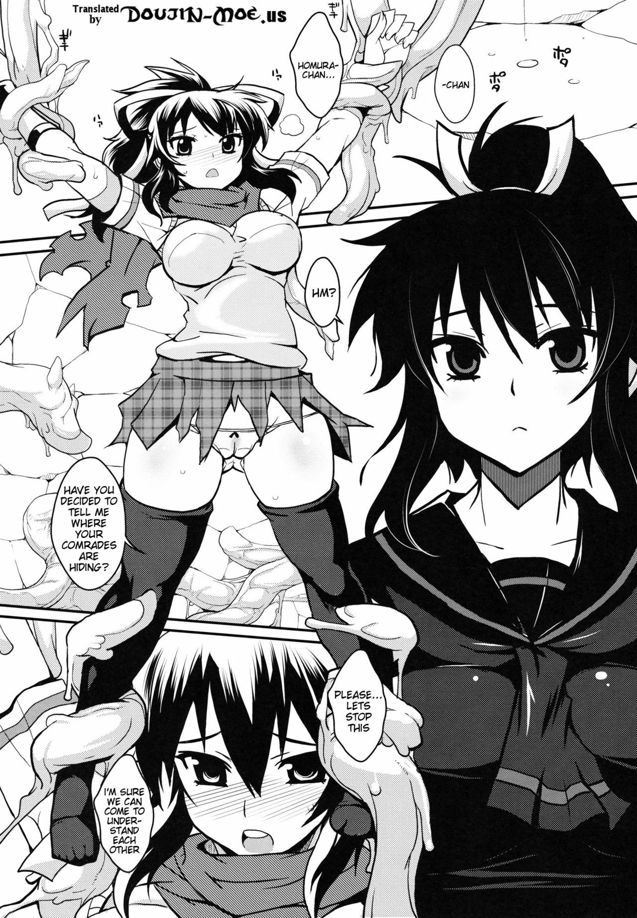 (C81) [YOMOTHUHIRASAKA (bbsacon)] Ochiru Hana Inyoku no Hebi | Falling Flower, Snake of Lust (Senran Kagura) [English] {doujin-moe.us} page 4 full