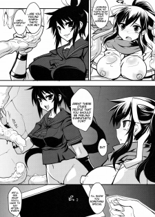 (C81) [YOMOTHUHIRASAKA (bbsacon)] Ochiru Hana Inyoku no Hebi | Falling Flower, Snake of Lust (Senran Kagura) [English] {doujin-moe.us} - page 10