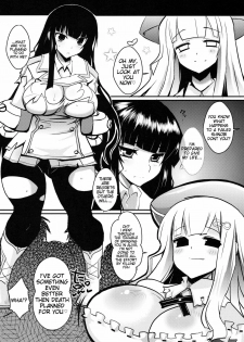 (C81) [YOMOTHUHIRASAKA (bbsacon)] Ochiru Hana Inyoku no Hebi | Falling Flower, Snake of Lust (Senran Kagura) [English] {doujin-moe.us} - page 15