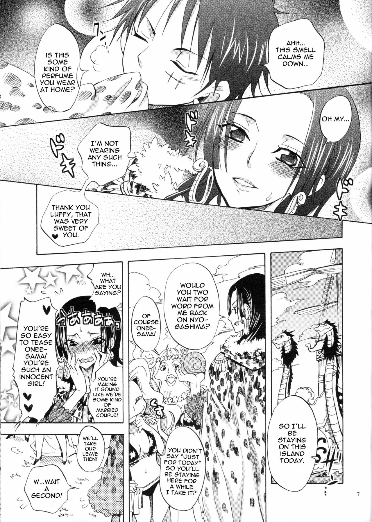 (C79) [Kurione-sha (YU-RI)] Honnou | Instincts (ONE PIECE) [English] [Yuribou] page 6 full