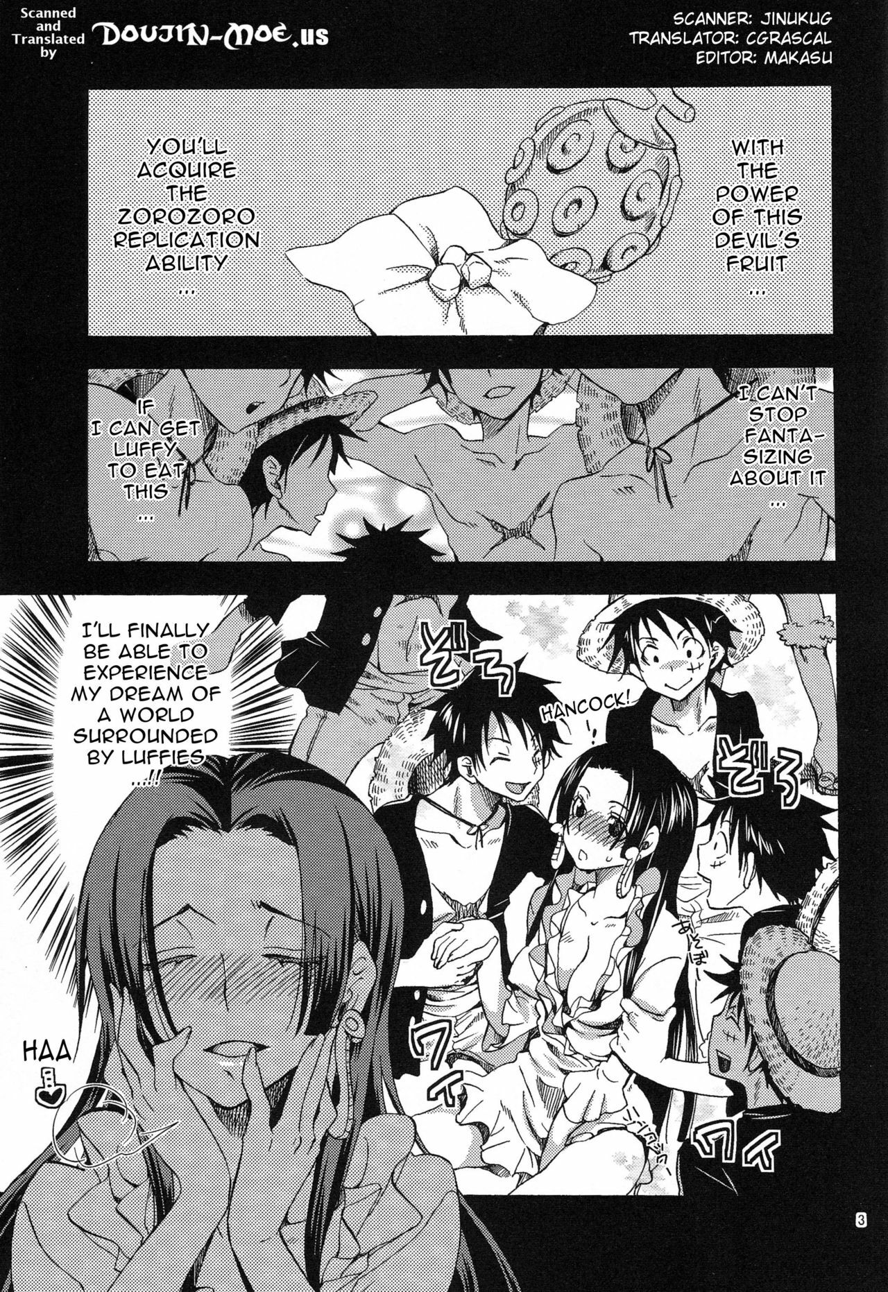 (C81) [Kurione-sha (YU-RI)] Meromero Ha~rem★ (One Piece) [English] {doujin-moe.us} page 2 full