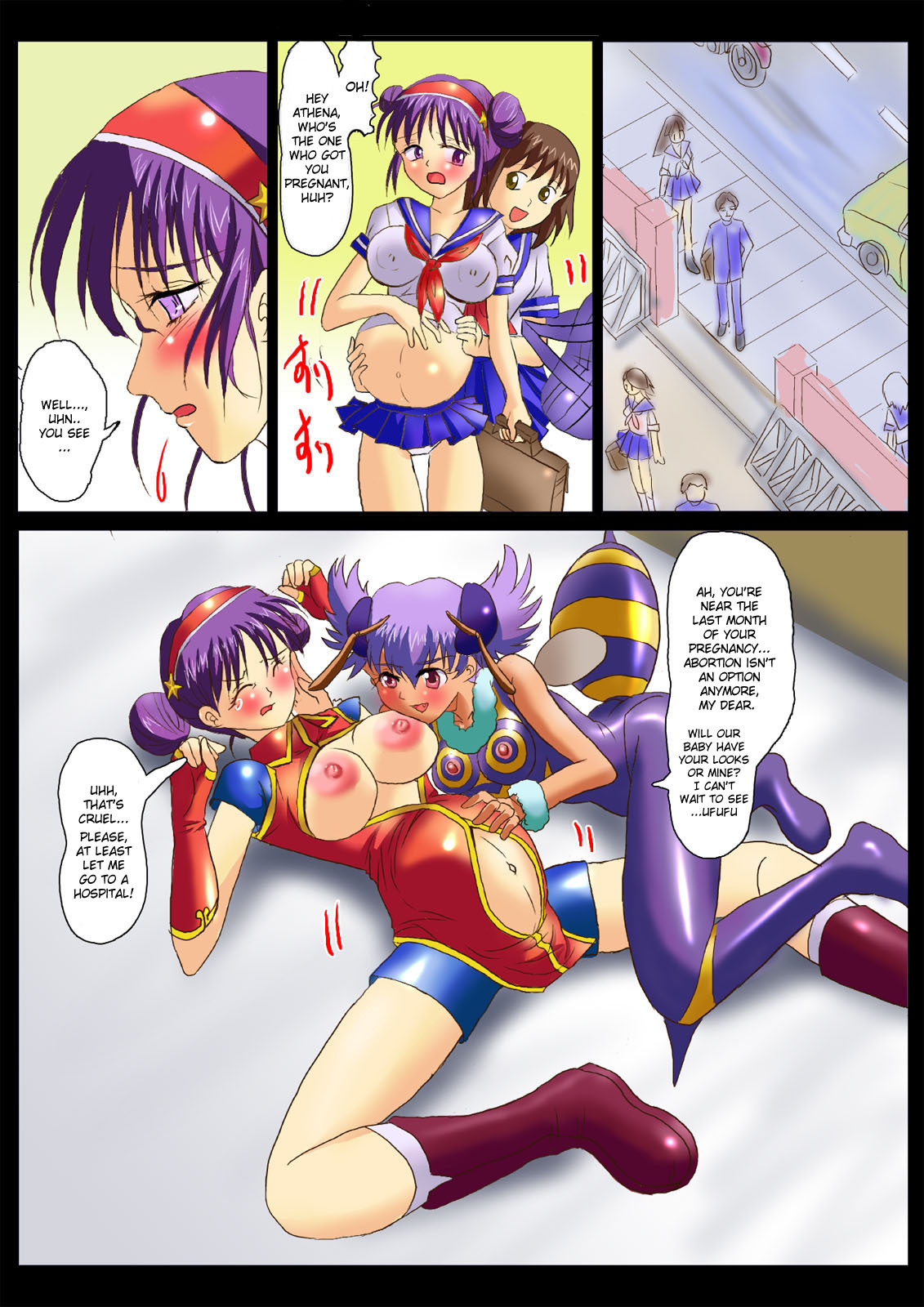 [Logiere] Ninshin Futa Rape Q (Darkstalkers, King of Fighters) [English] [ramza022] page 31 full