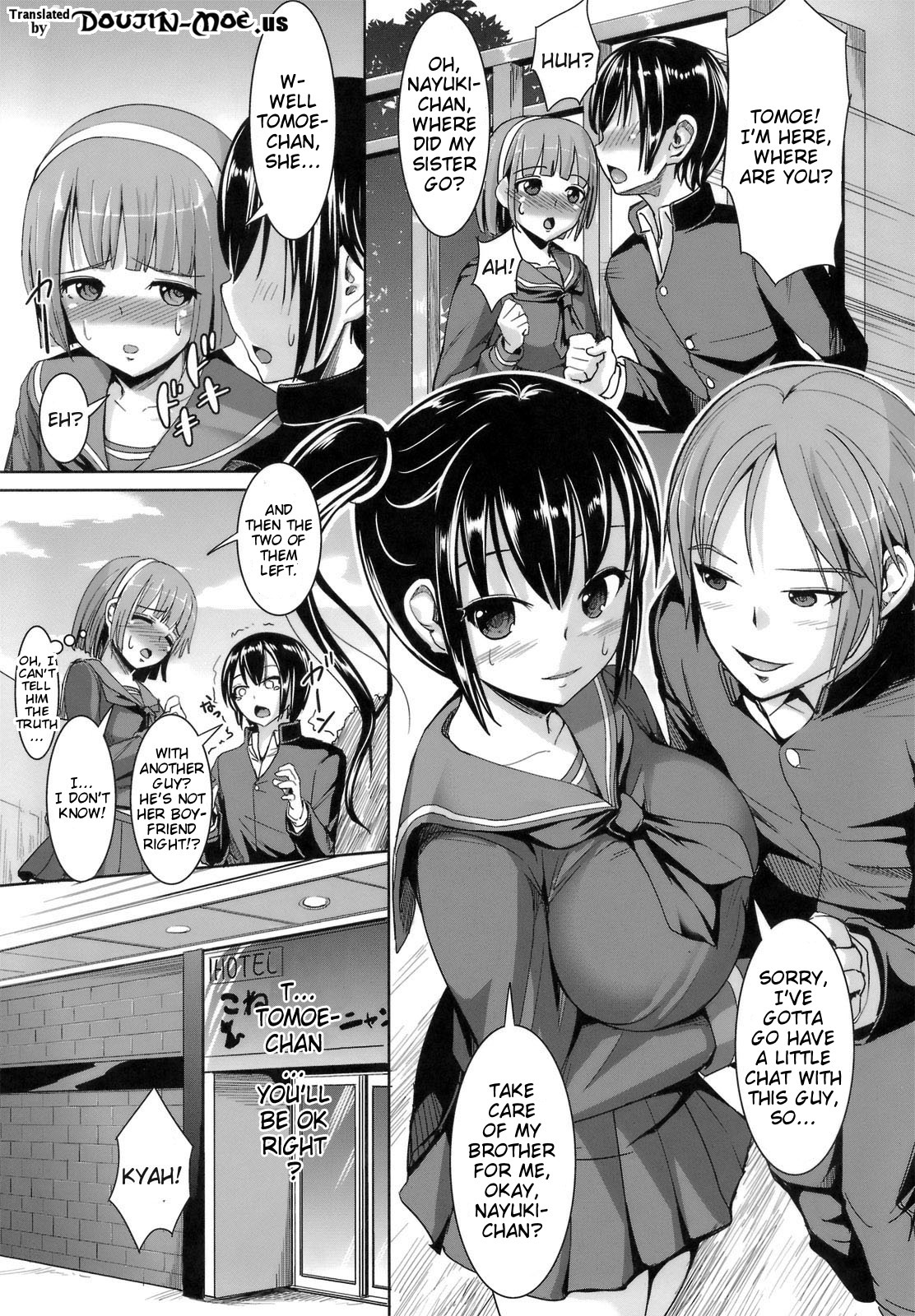 (C81) [Zetsubou Shiromuji (Shousan Bouzu)] PorSis 2 | Porno-Sisters 2 [English] {doujin-moe.us} page 4 full